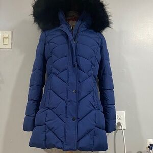 BINACL Women's Long Winter Thermo Down Alternative Coat,